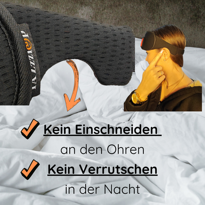 Schlafmaske für Seitenschläfer