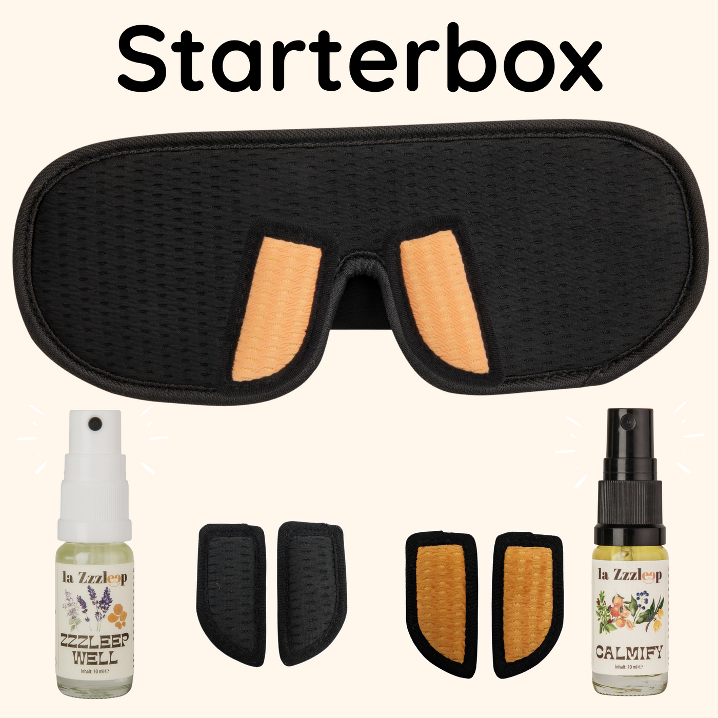 1a Zzzleep Starterbox. Die beste Schlafmaske für erholsamen Schlaf mit Aromatherapie und perfektem Sitz